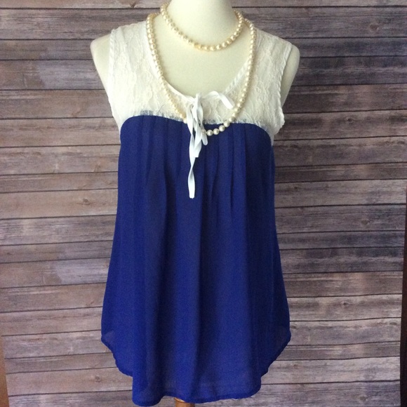 HERBENCH Tops - 5️⃣for2️⃣5️⃣HERBENCH sz M LACE SHEER TANK